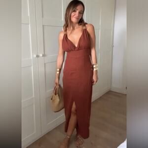 Zara | Dresses | Zara Beige Loosefitting Textured Shift Vneck Dress |  Poshmark